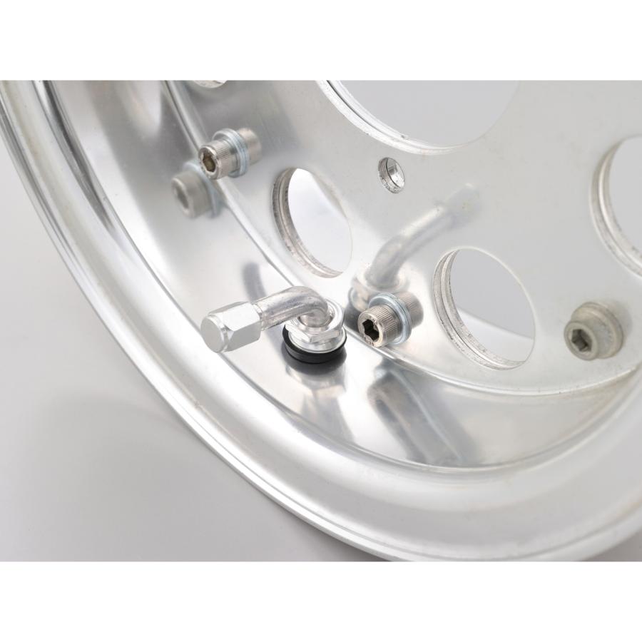 DAYTONA アルミ製エアバルブ90°L型 63850 バイク : パーツダイレクト店