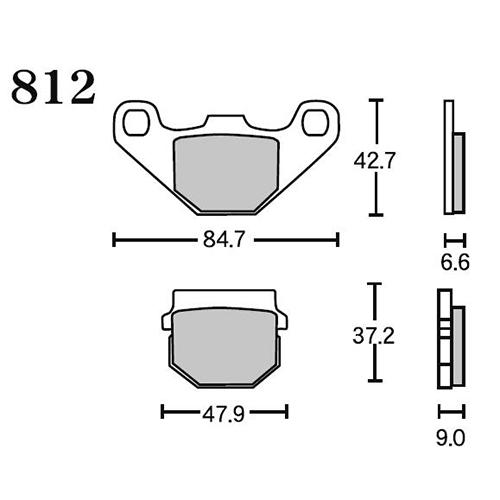RK Japan FINE ALLOY 55(ファインアロイ55) ブレーキパッド FA5 812