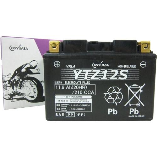 GSユアサ YTZ12S VRLA(制御弁式)バッテリー バイク 密閉型MFバッテリー