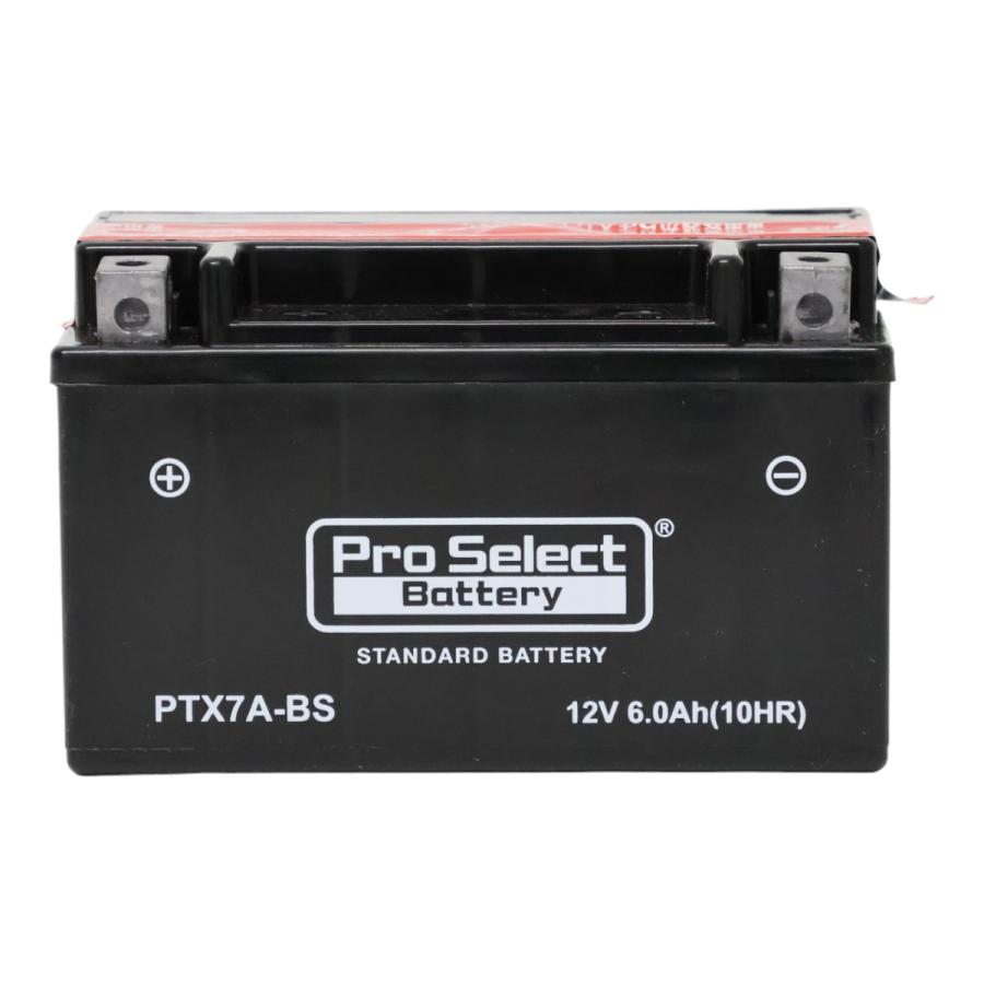 ProSelect(プロセレクト) バイク PTX7A-BS スタンダードバッテリー(YTX7A-BS 互換) PSB005 液別 密閉型MFバッテリー｜partsdirect｜05