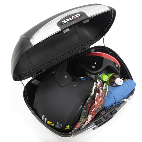 SHAD バイク トップケース リアボックス SH45 45L 無塗装ブラック