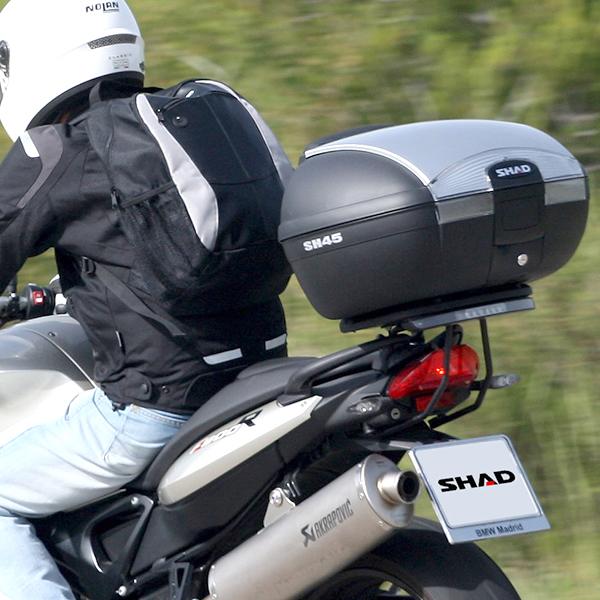 SHAD バイク トップケース リアボックス SH45 45L 無塗装ブラック