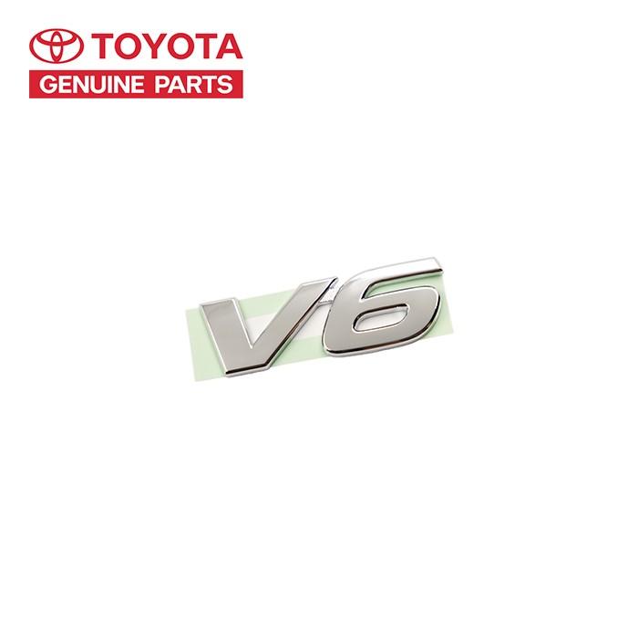 トヨタ 純正 V6 エンブレム TOYOTA LEXUS レクサス 海外 輸出