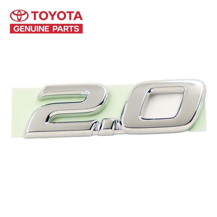 トヨタ 2.0 エンブレム 純正 TOYOTA LEXUS 海外 輸出仕様 縦 2.0 トヨタ 2.0 エンブレム 純正 TOYOTA LEXUS 海外 輸出仕様 縦 2.0