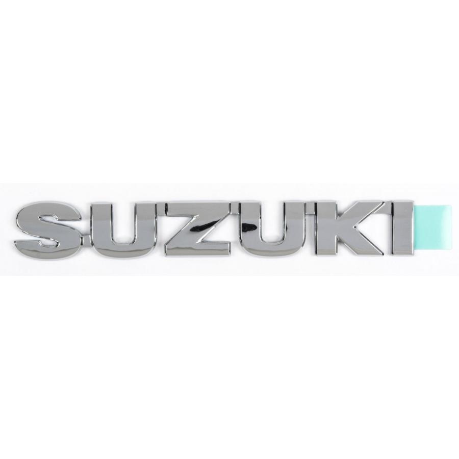 SUZUKI エンブレム 縦 2.3cm x 横 15.3cm スズキ 純正 GENUINE ストア PARTS 海外 最先端 クリックポスト送付 輸出仕様