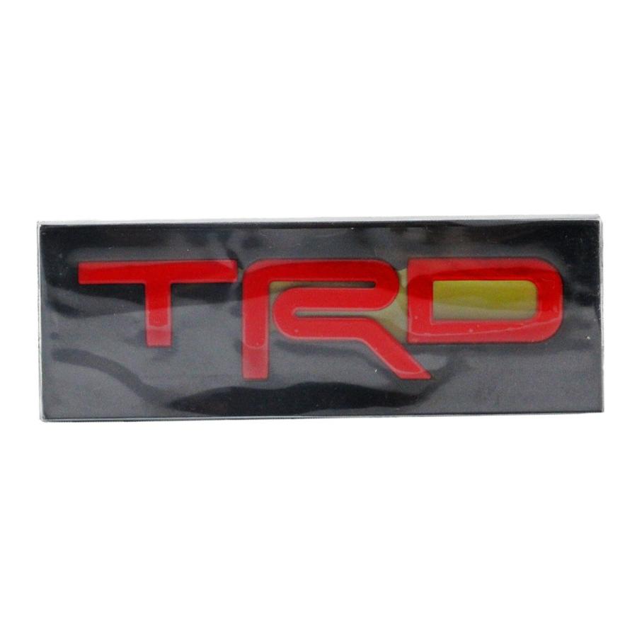 TRD トヨタ 純正 TRDエンブレム レッド 海外純正 輸出仕様 TOYOTA TRD