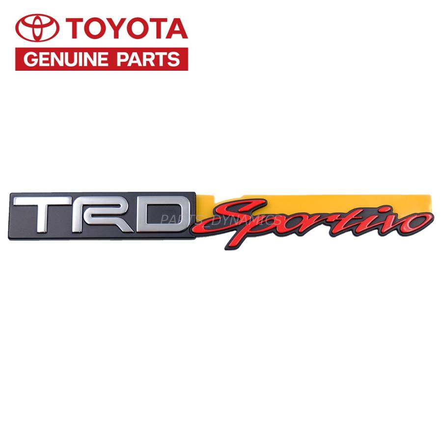 トヨタ（TOYOTA） 海外 純正 TRD Sportivo エンブレム 海外 純正 輸出
