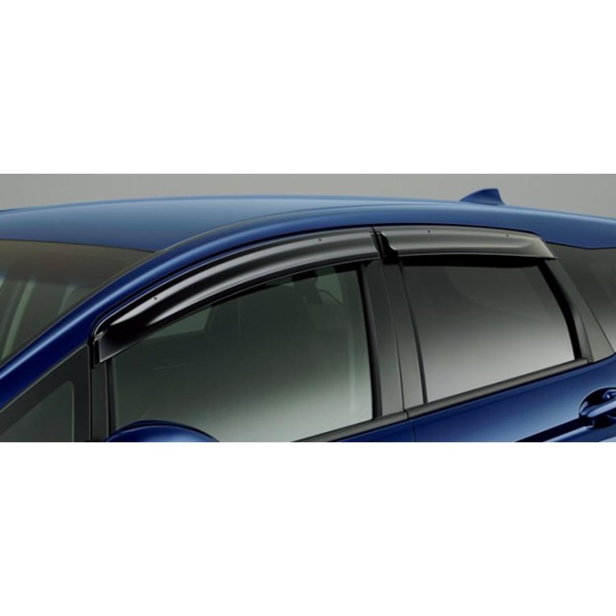 HONDA フィット ホンダ純正 ドアバイザー 4枚セット 2013.9〜 フィット ドアバイザー（フロント・リア用左右4枚セット