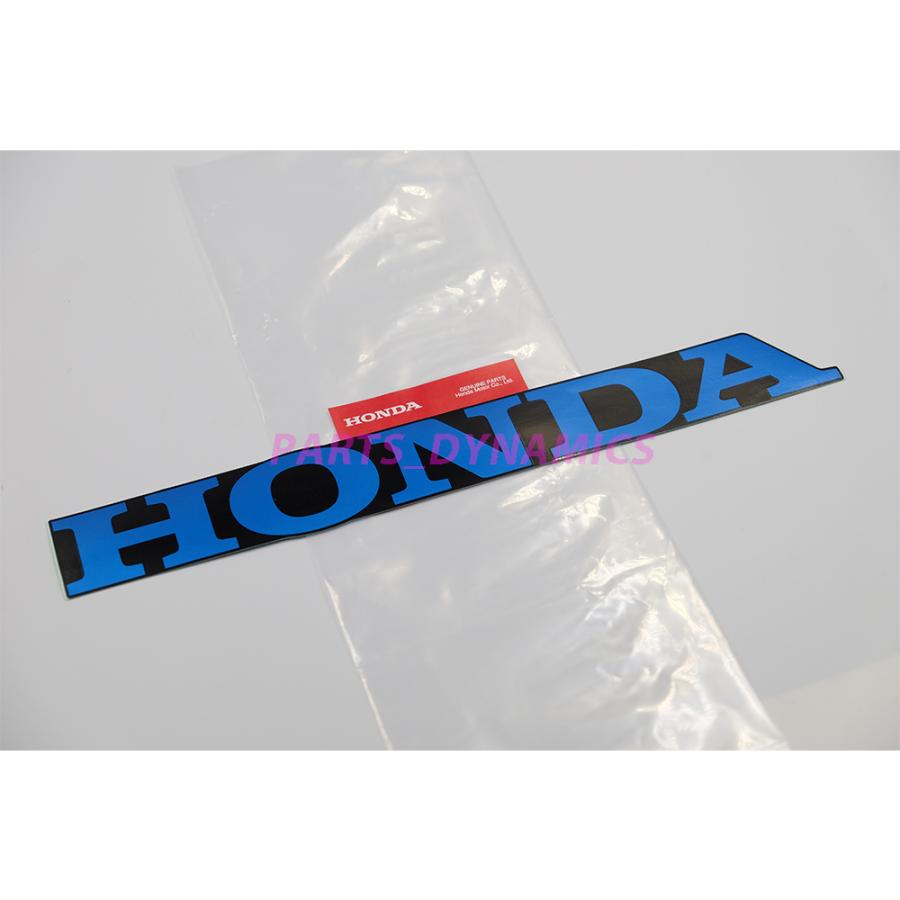 ホンダ（HONDA） ホンダ純正 ステッカー ブラック x ブルー 縦 3.5cm x