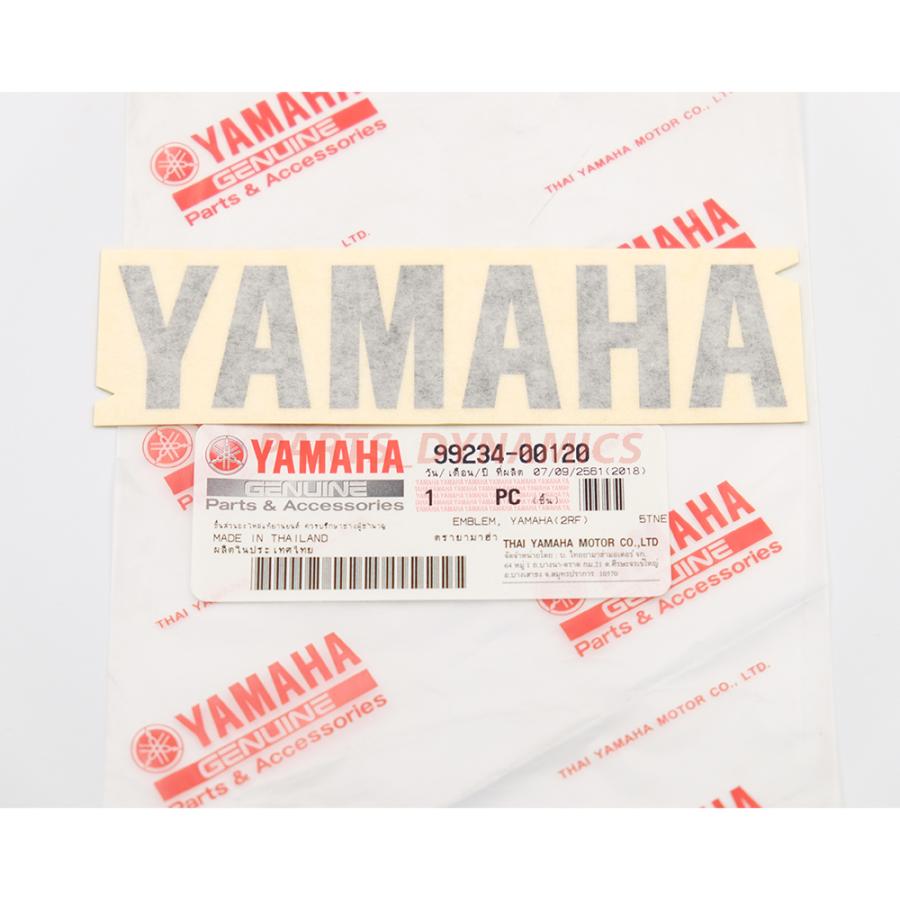 ヤマハ純正 YAMAHAステッカー 縦 2.7cm x 横 12cm YAMAHA GENUINE