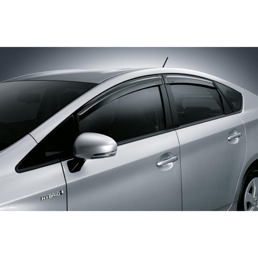 プリウス30系 H21.5~専用 サイドバイザー 厚手 半透明ブラック Amazon | Lightbuddy プリウス30系 PRIUS30 ZVW30 H21.5～専用