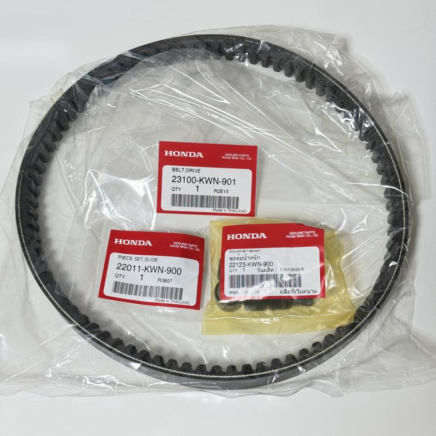pcx jf28 ベルト　ウエイトローラー　スライドピースセット　　 ホンダ（HONDA） ホンダ純正 PCX125 JF28 WW125EX2A ドライブベルト