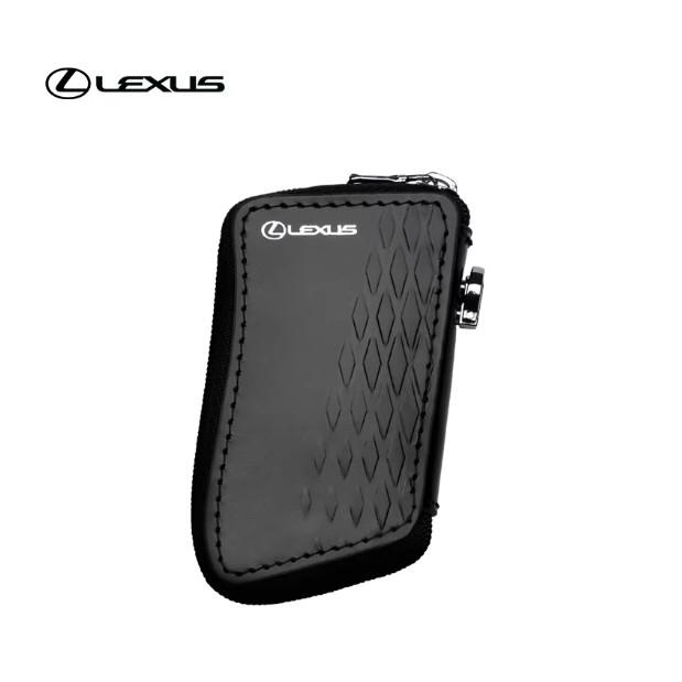 レクサス（LEXUS） 純正 本革 スマートキー ケース ブラック L型キー