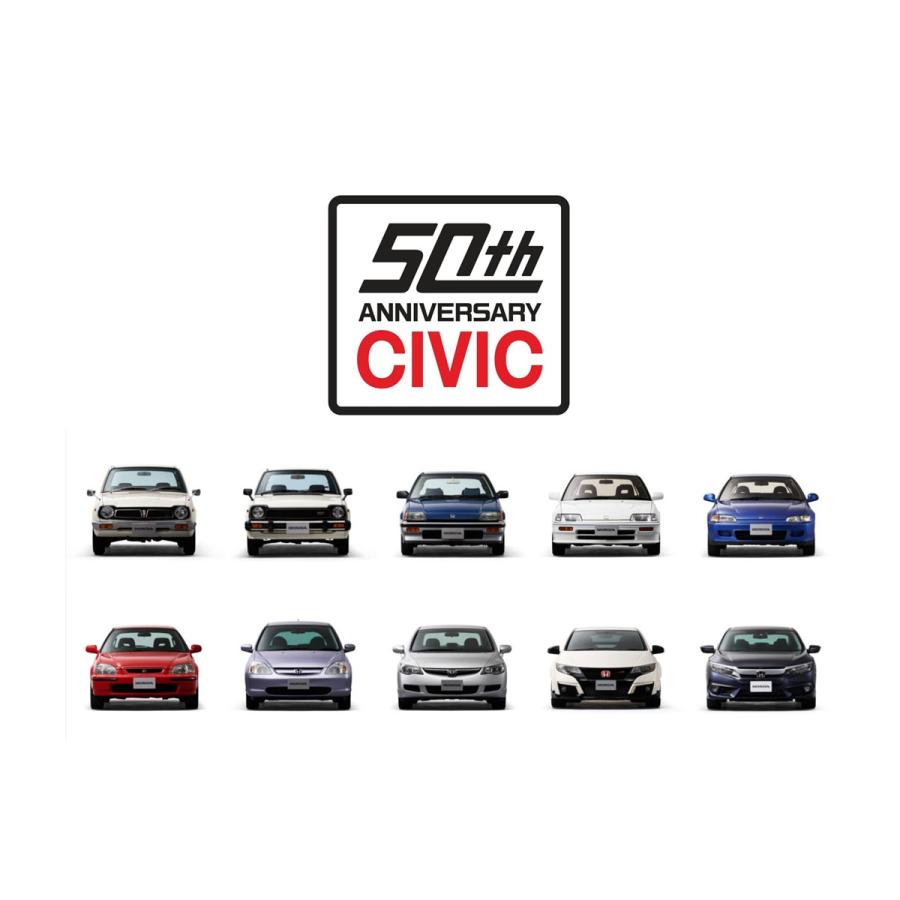 ホンダ（HONDA） CIVIC 海外 純正 50th ANNIVERSARY エンブレム 輸出