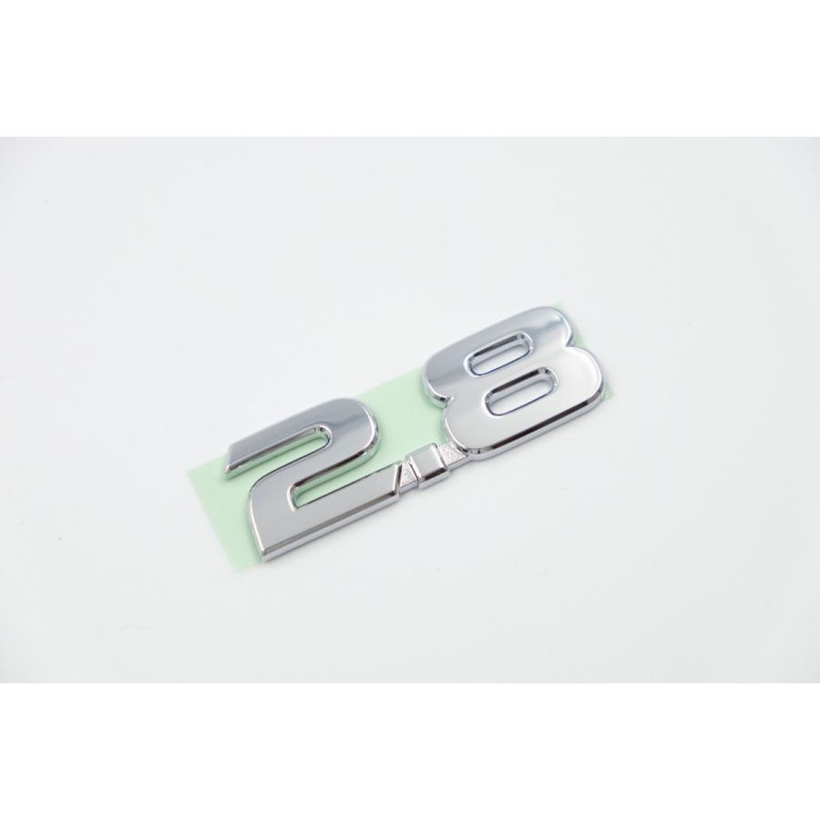 トヨタ（TOYOTA） 2.8 エンブレム 純正 TOYOTA LEXUS 海外 輸出仕様 縦