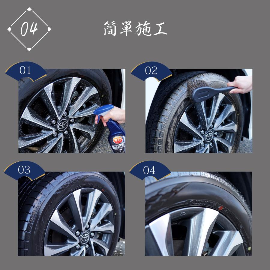 クリーン　タイヤ＆ホイール① 303 オートホイール＆タイヤクリーナー 30590 Wheel & Tyre Cleaner 車