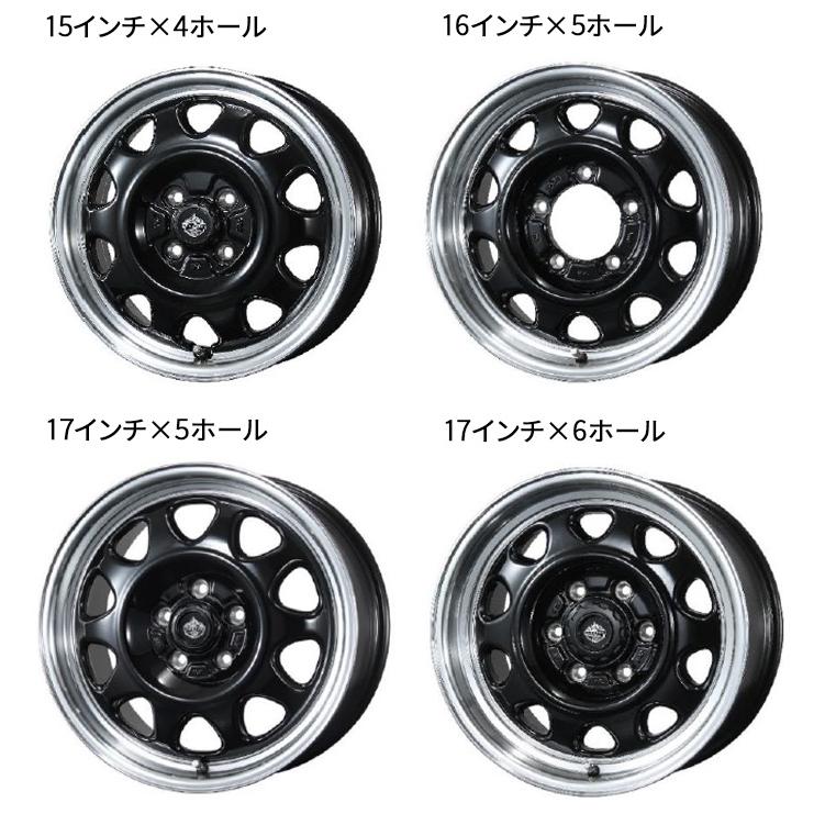 SWZ 16インチ 5ホール 16X5.5J ホイール 4本セット 1台分 LANDFOOT