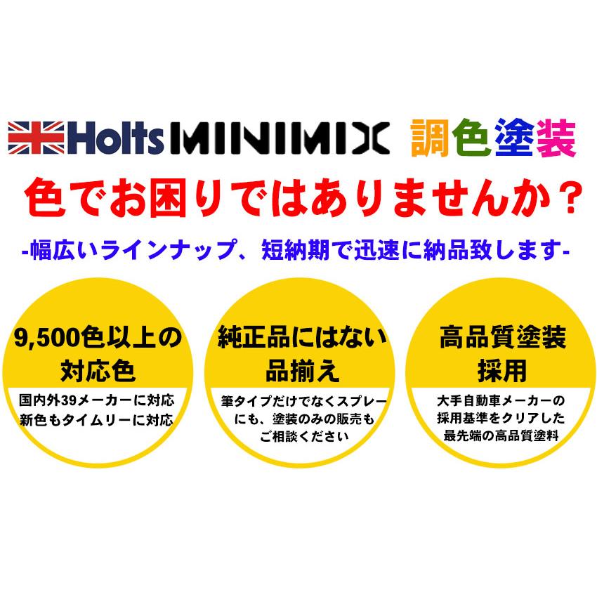 Audi LX5V アルバブルー Holts 調合塗料 260ml スプレー カー塗料 MINIMIX 車塗装 キズ修繕 送料無料｜partsking｜02