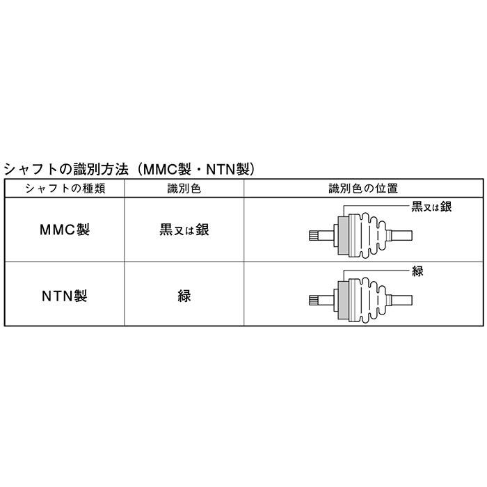ミラージュ CS5W 分割式ドライブシャフトブーツ フロント 片側