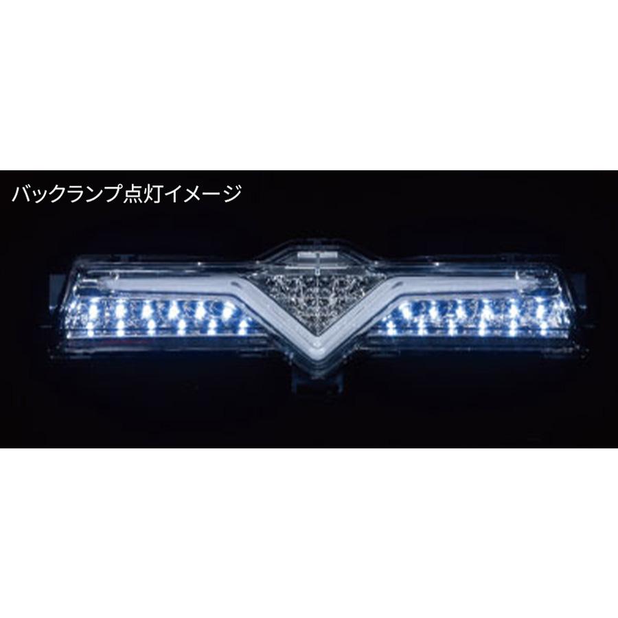 BRZ ZC6 スバル JEWEL LED バックフォグランプ クリア/レッドクローム BFT86Z-CR-1 Valenti ヴァレンティ｜partsking｜06