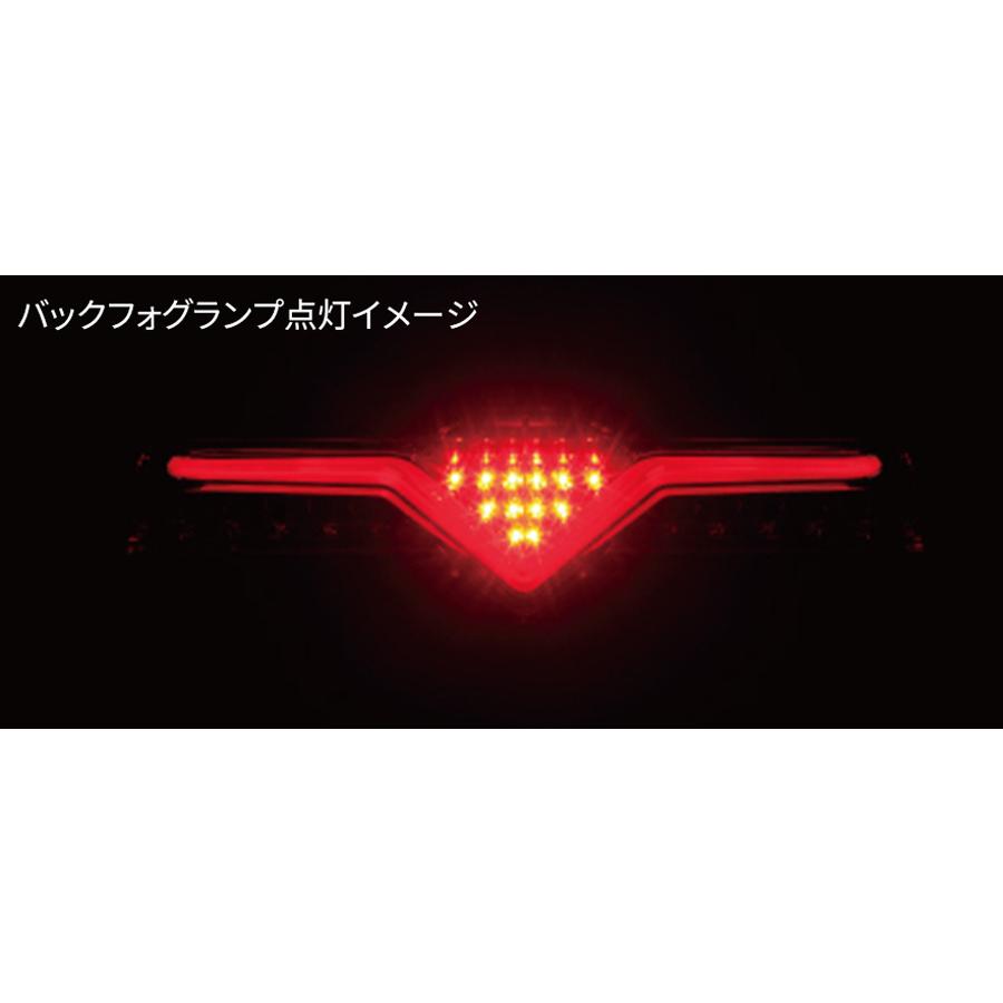 86 ZN6 トヨタ JEWEL LED バックフォグランプ クリア/レッドクローム BFT86Z-CR-2 Valenti ヴァレンティ｜partsking｜05