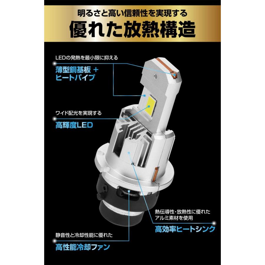 カーメイト（CARMATE） D4S LEDヘッドバルブ 純正HIDをLEDへ 6000K