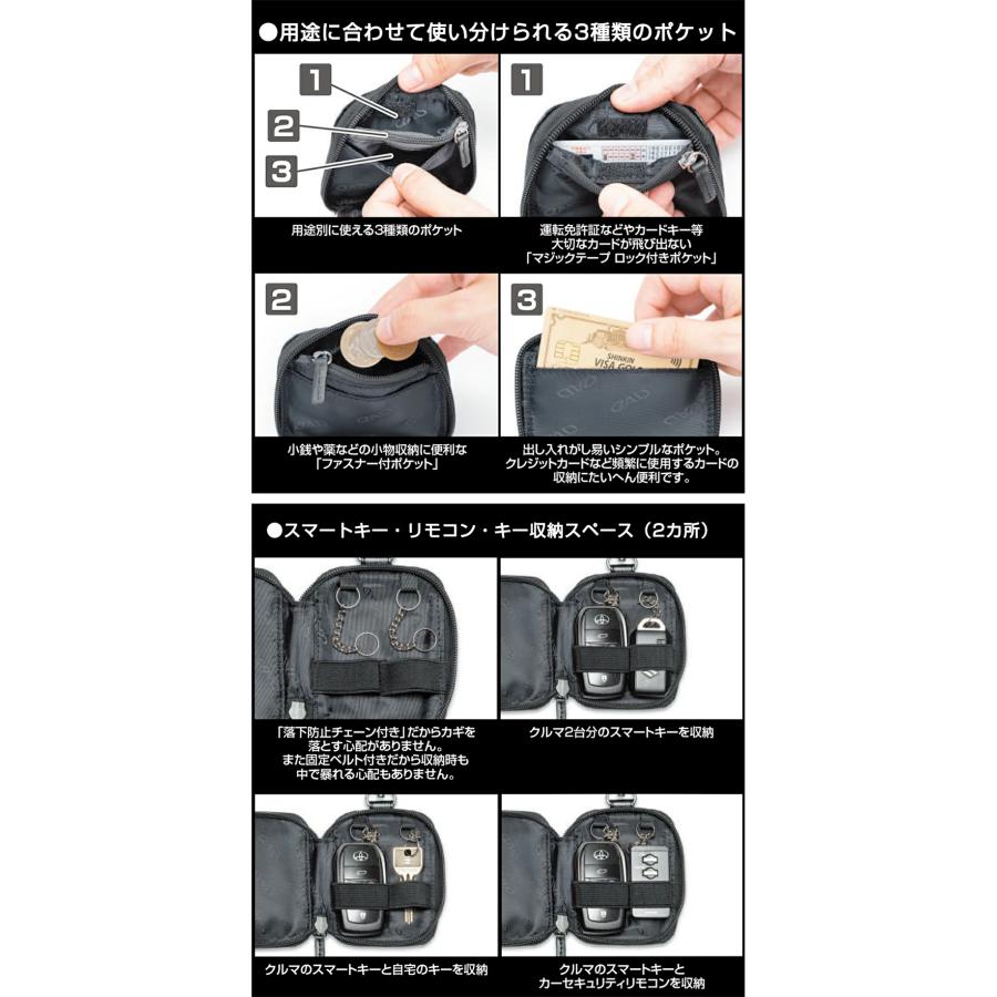 DAD D.A.D ハナセナイ スマートキーケース タイプ モノグラムレザー