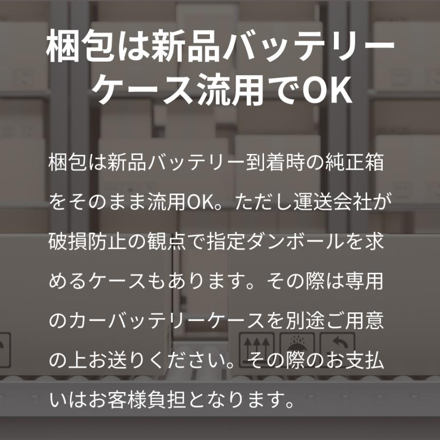 使用済バッテリー回収 自動車・バイク専用 不要バッテリー サイズに