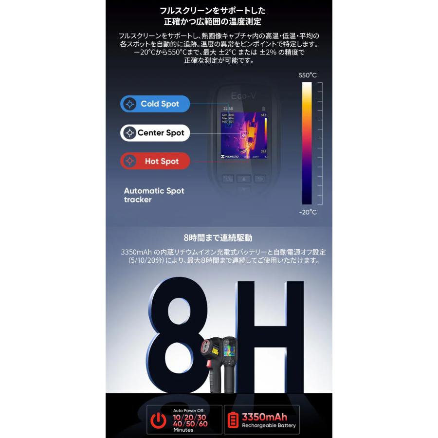 赤外線サーモグラフィカメラ Eco-V HIKMICRO サーモグラフィ 赤外線サーモグラフィカメラ Eco-V HIKMICRO サーモグラフィ