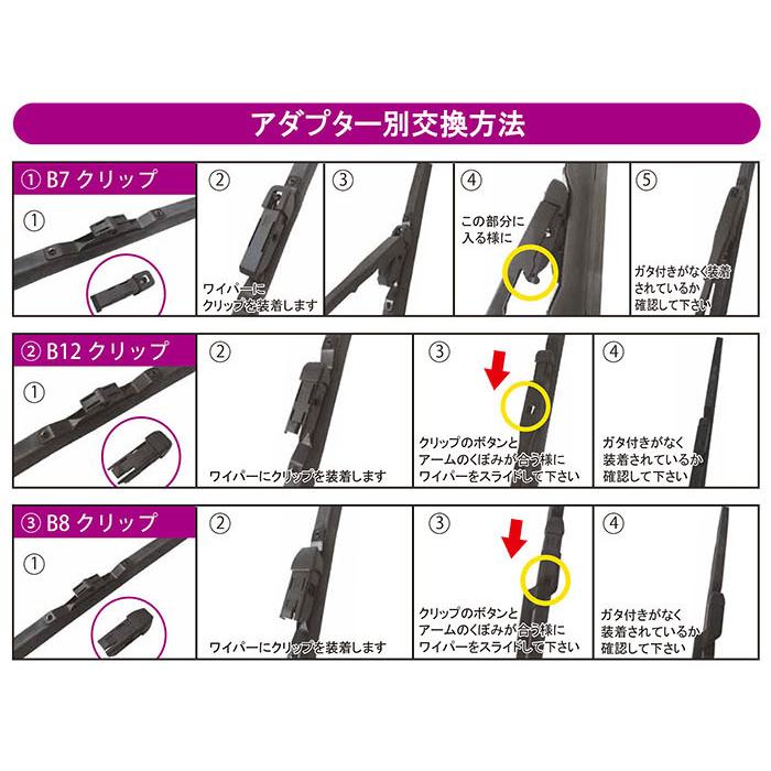 CX-8 KG2P KG5P スノーワイパー 運転席 助手席セット 2本セット IB