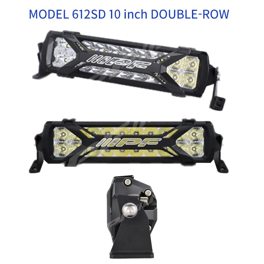 IPF 車用 ライトバー 10インチ ダブルロー 4600lm 競技専用 600S