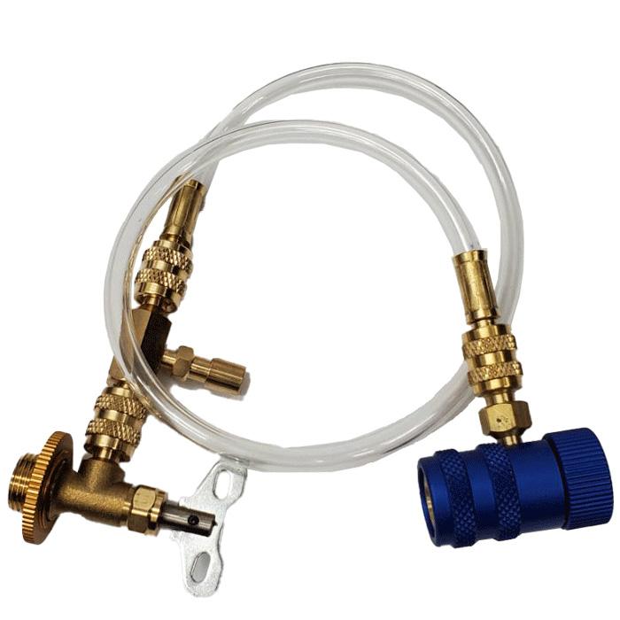 R134a PAGオイル専用注入 ホース セット LL-300-A01 缶切り R134a PAGオイル専用注入 ホース セット LL-300-A01 缶切り