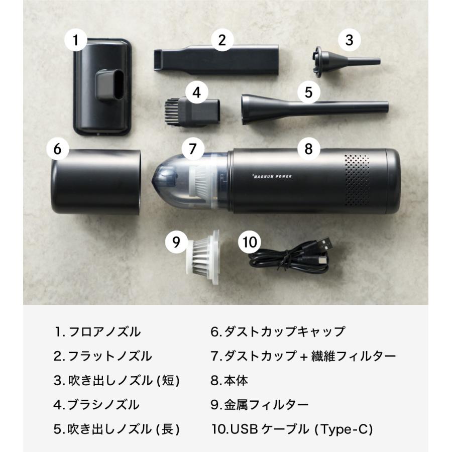 掃除機 ポータブル コンパクト クリーナー 軽量 ハンディクリーナー