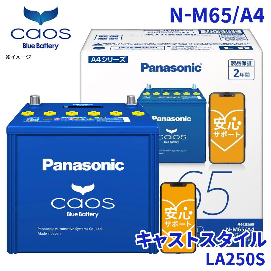 カオス キャストスタイル LA250S バッテリー N-M65/A4 パナソニック