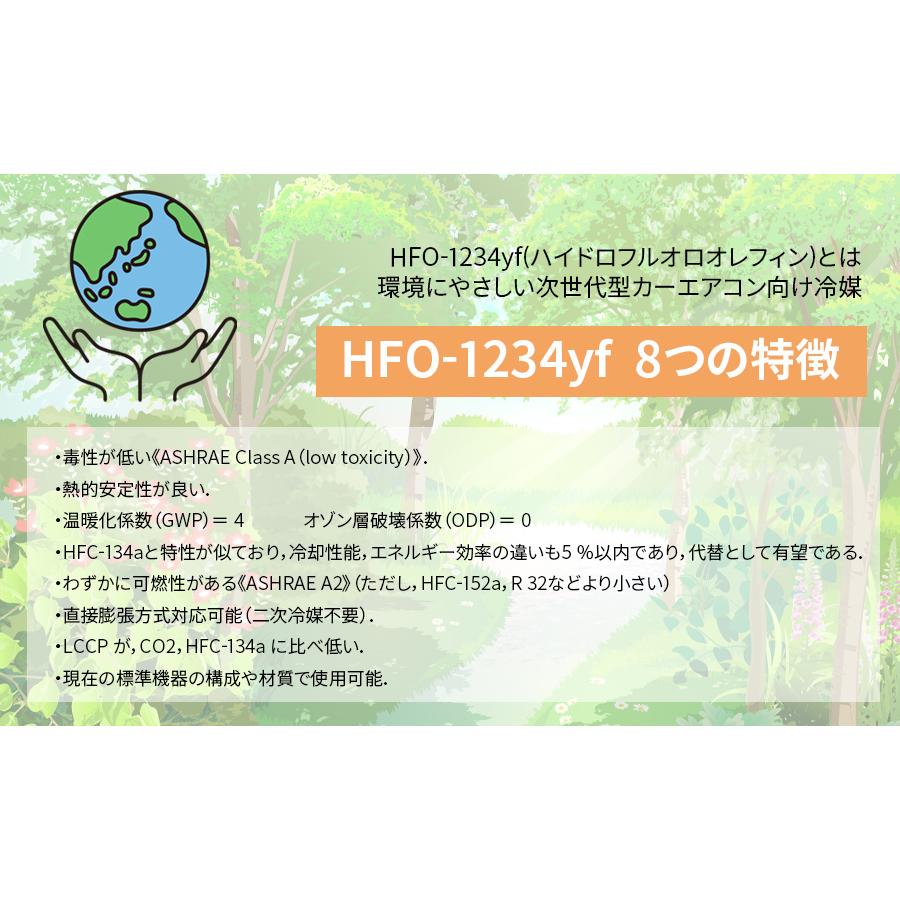 R-1234yf HFO-1234yf 1本 カーエアコン冷媒 カーエアコン用冷媒 カー