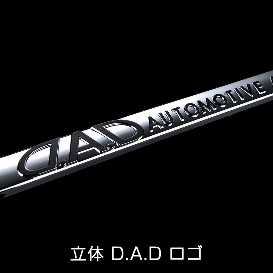 クリスタル ライセンスフレームII リアモデル クローム DAD ギャルソン