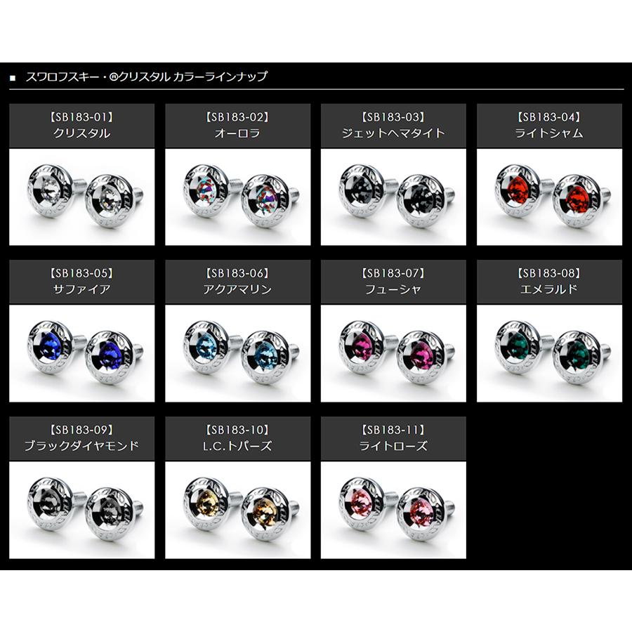 ジュエリー ナンバープレート エンブレム 20mm 汎用 2個入り 
