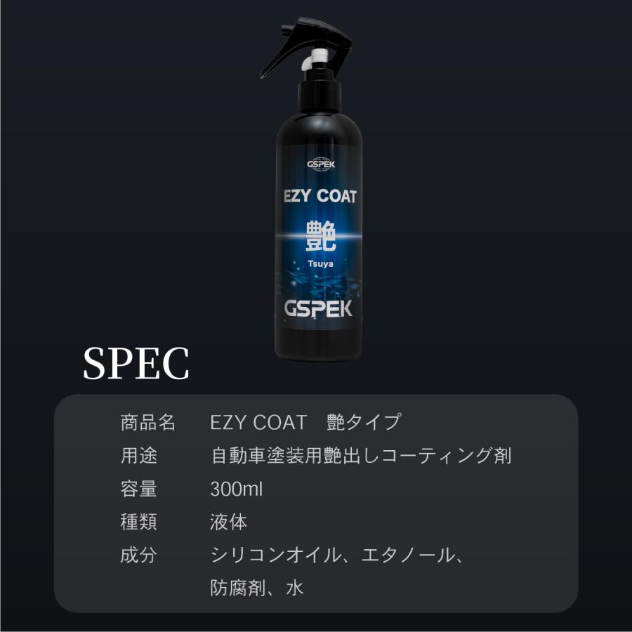 EZY COAT 艶 SG-3002 GSPEK CAR BEAUTY PRO 監修 艶出し コーティング