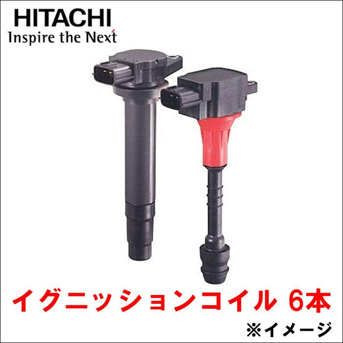 GT-R R35 日立製 イグニッションコイル U18N02-COIL 6本 1台分 日立オートパーツ HITACHI 送料無料｜partsking