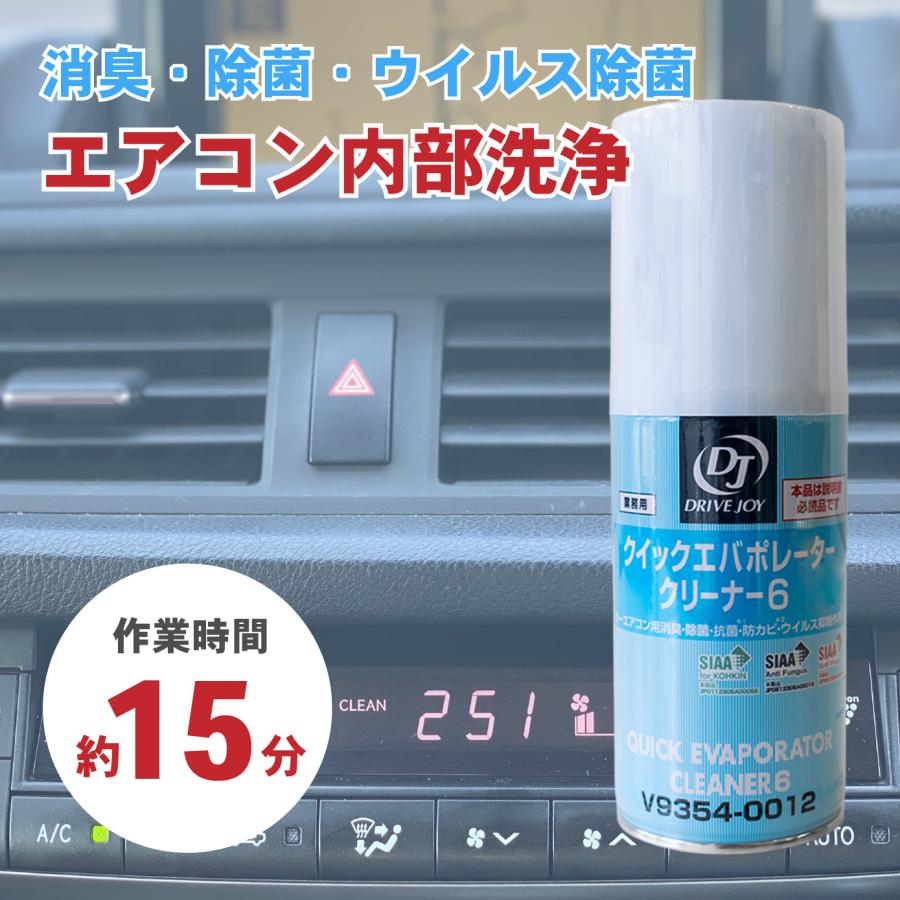 エバポレータークリーナー　　5本セット V9354-0012 エバポレーター洗浄剤 車 エアコン 洗浄 クイックエバポレーター