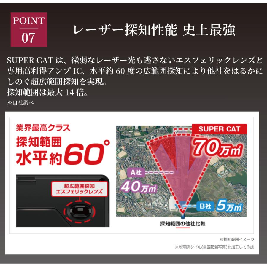 ユピテル レーザー&レーダー探知機 SUPER CAT レーザー探知機 ユピテル レーザー&レーダー探知機 SUPER CAT レーザー探知機