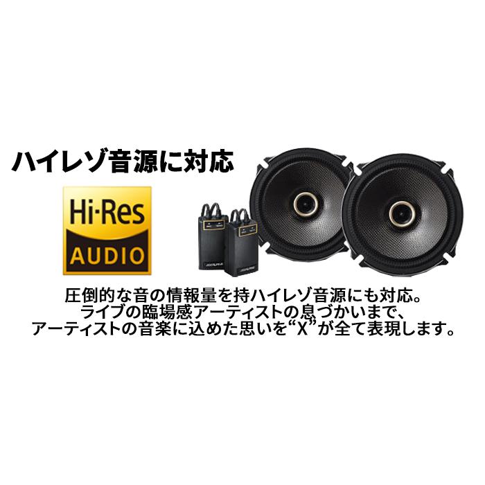 ALPINE アルパイン製 17cm コアキシャル2ウェイスピーカー ALPINE アルパイン製 17cm コアキシャル2ウェイスピーカー