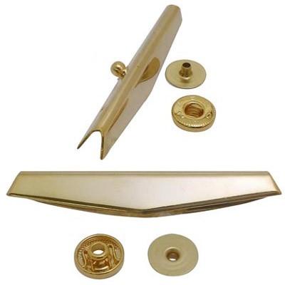 金具パーツ ヘリ止め金具171 ゴールド 1コ入 : パーツラボ小さい金具パーツ専門店