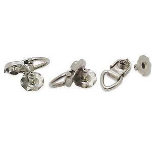 カギホック414 ニッケル 3コ入 : パーツラボ小さい金具パーツ専門店