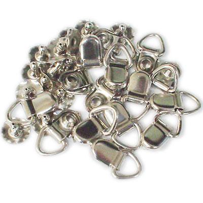 カギホック414 ニッケル 3コ入 : パーツラボ小さい金具パーツ専門店