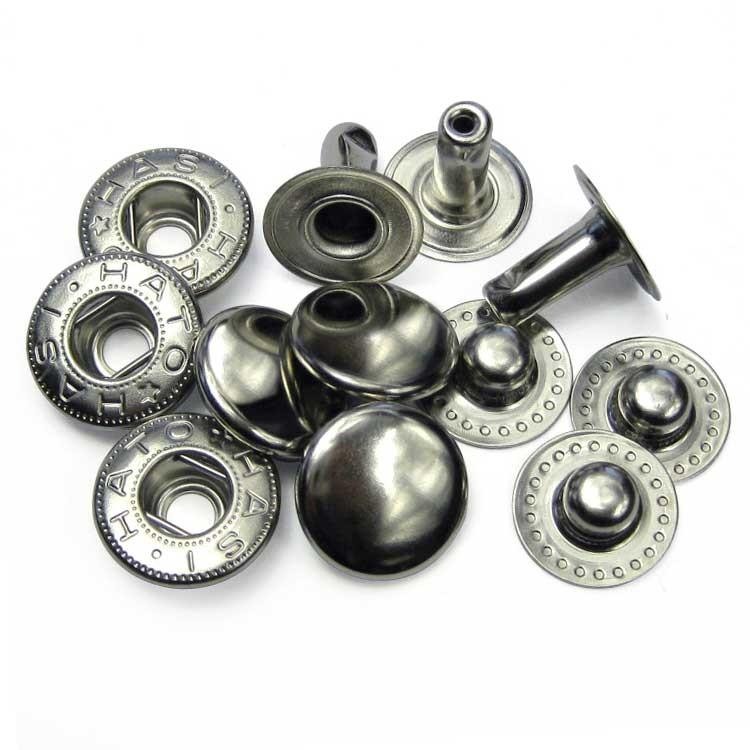 小物 pontako バネホック8050足長 ニッケル 2コ入 : パーツラボ小さい金具パーツ専門