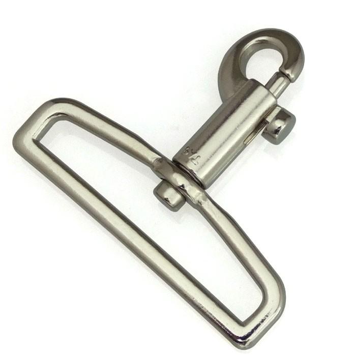 50mm テッポウナスカン小 ニッケル 1コ : パーツラボ小さい金具パーツ