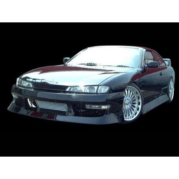シルビア S14 フロントバンパー 後期 エアロ FRP 未塗装 社外品 SILVIA 
