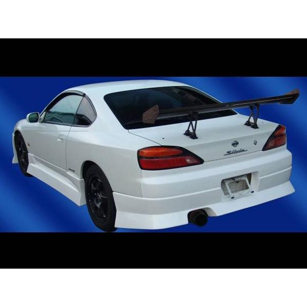 シルビア S15 サイドステップ エアロ FRP 未塗装 社外品 左右セット 