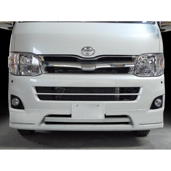 ハイエース TRH200 KDH200 エアロセット 3型 H22/8〜H25/11 FRP 未塗装 社外品 HIACE トヨタ TOYOTA